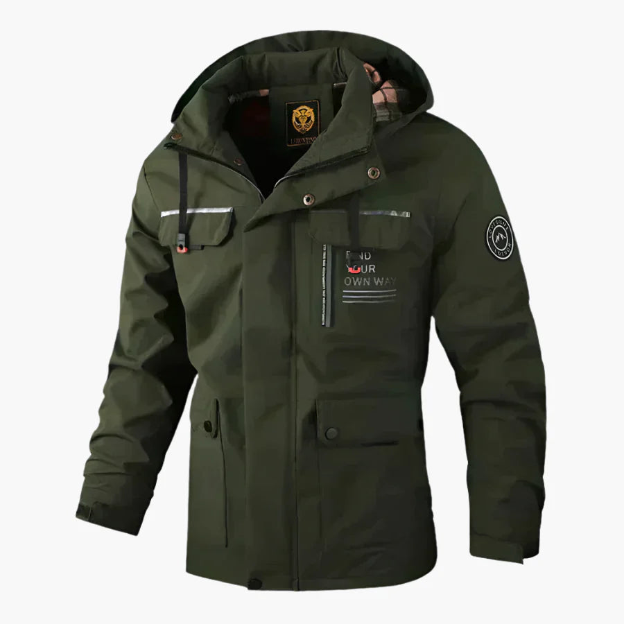 Men's Urban Winter Parka Jacket – Windproof & Waterproof Outdoor Style
