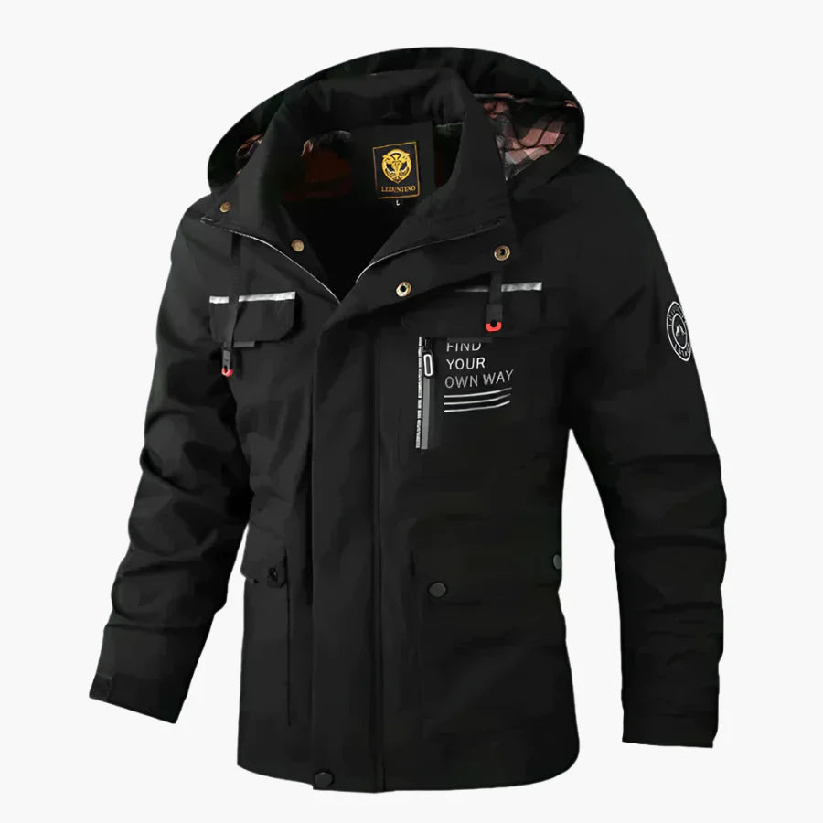 Men's Urban Winter Parka Jacket – Windproof & Waterproof Outdoor Style