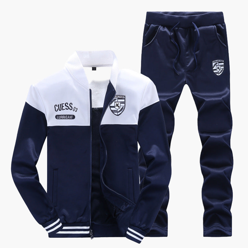 Men's Athletic Tracksuit Set Baseball Style Sportswear Outfit