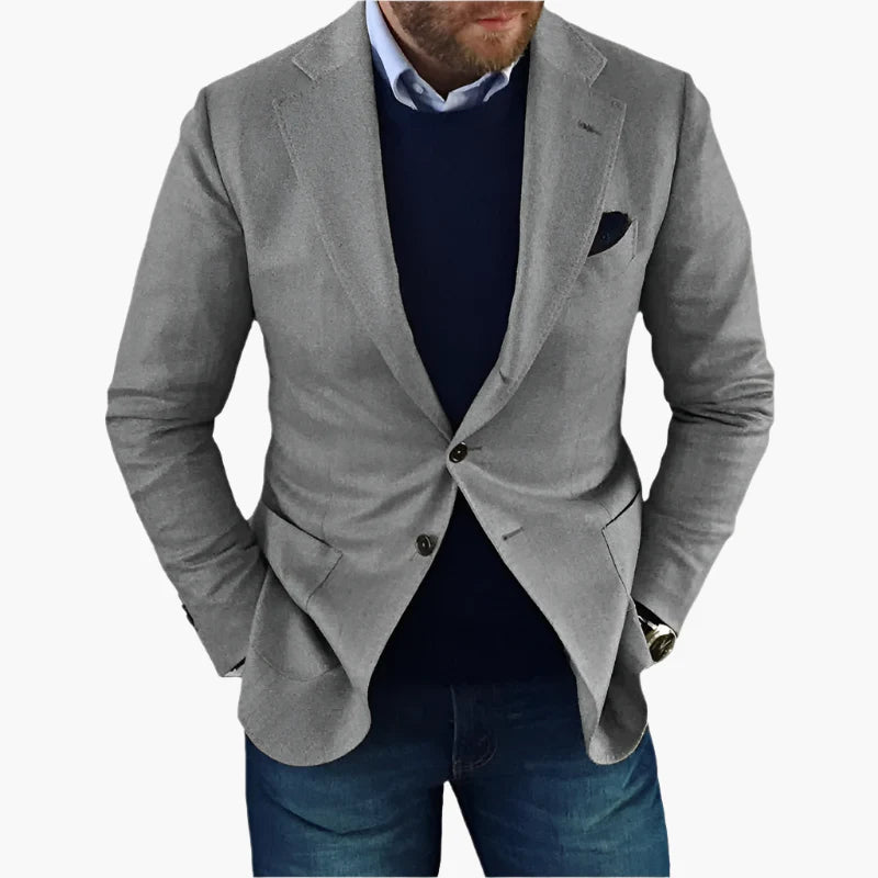 Men's Classic Business Casual Blazer – Versatile Modern Suit Jacket for Office, Events & Everyday Style