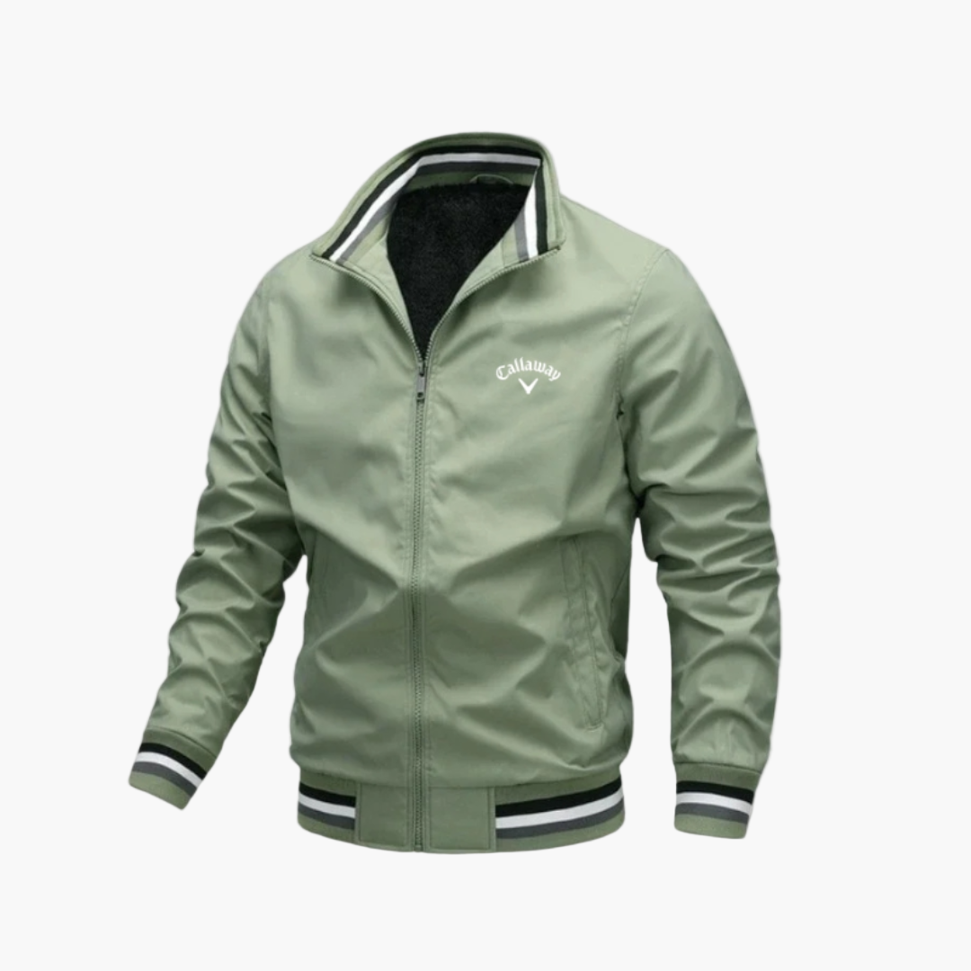 Men's Golf Windbreaker Jacket – Sporty Lightweight Windproof Casual Outerwear