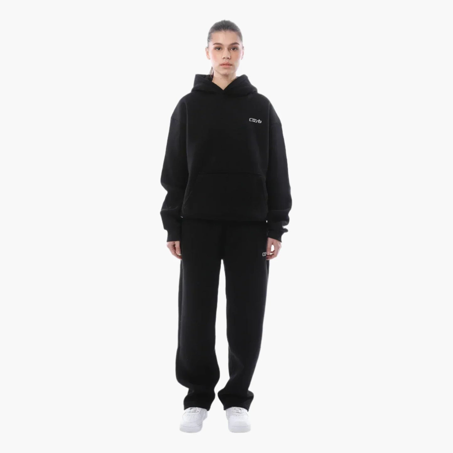 Women's Relaxed Fit Hoodie and Jogger Set – Urban Streetwear Style, Everyday Comfort