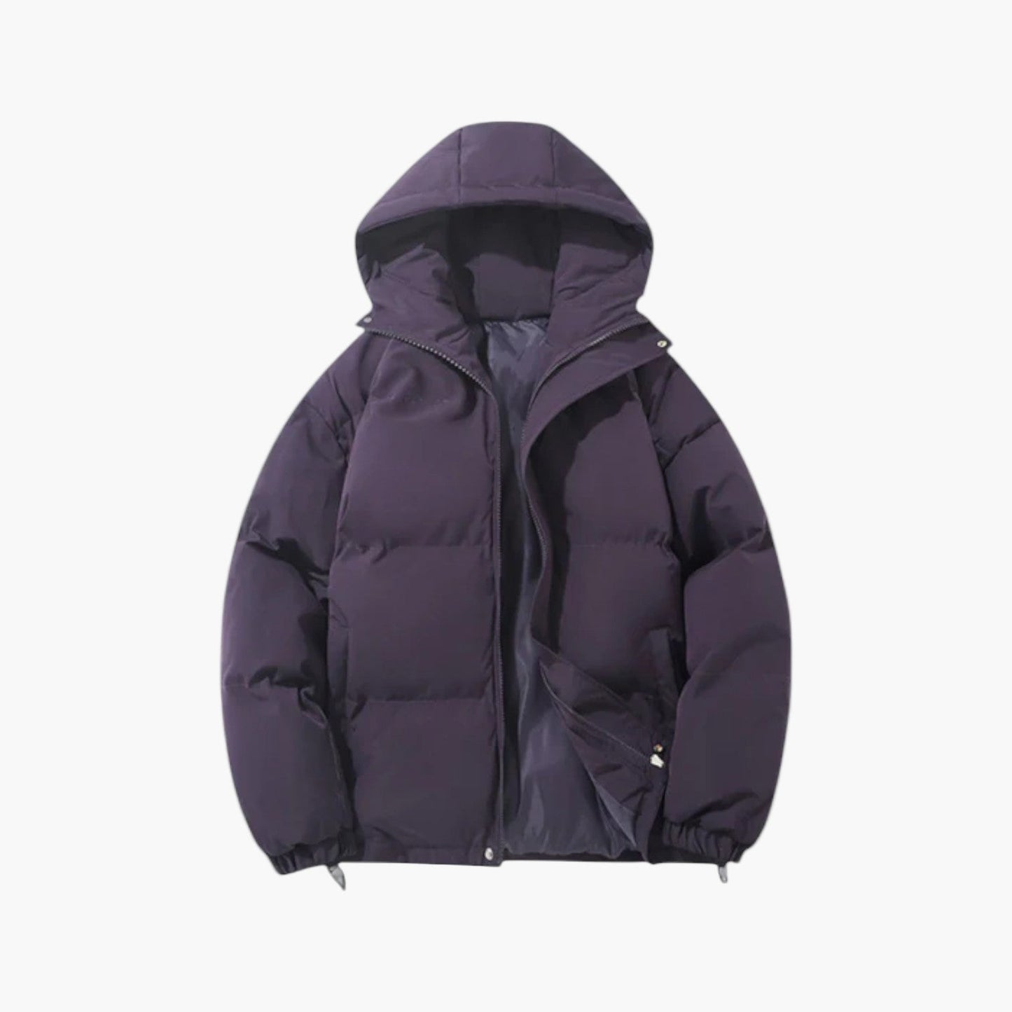 Men's Urban Winter Parka Puffer Jacket with Hood – Minimalist Style for City and Outdoor