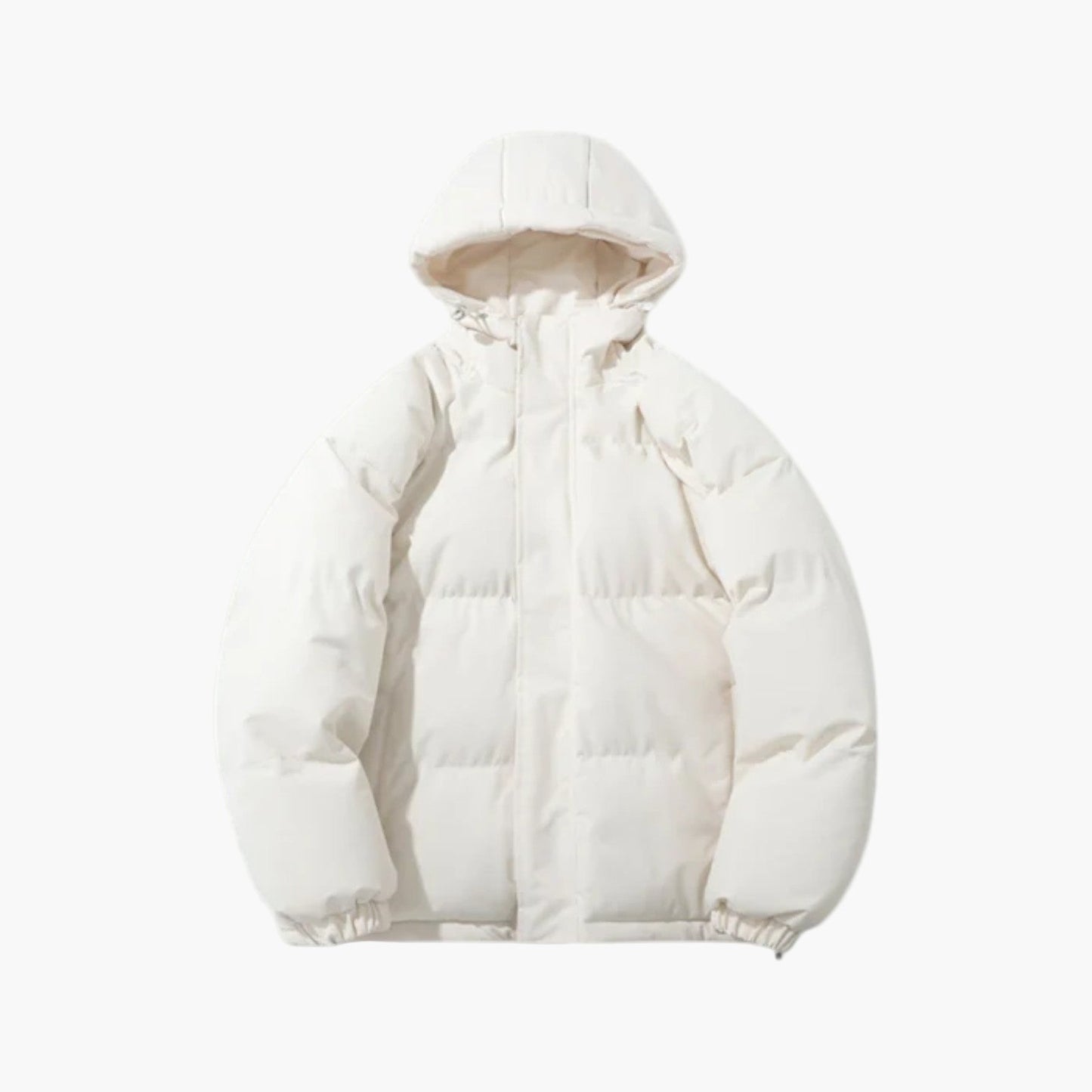 Men's Urban Winter Parka Puffer Jacket with Hood – Minimalist Style for City and Outdoor