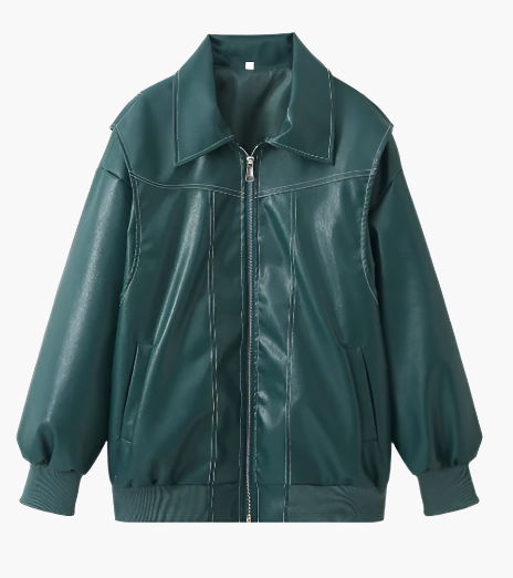 Women's Oversized Bomber Jacket Streetwear Style for Casual and Urban Outfits