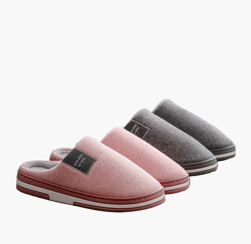 Men's Cozy Indoor Slippers for Home and Office – Slip-On House Shoes with Plush Lining and Non-Slip Sole