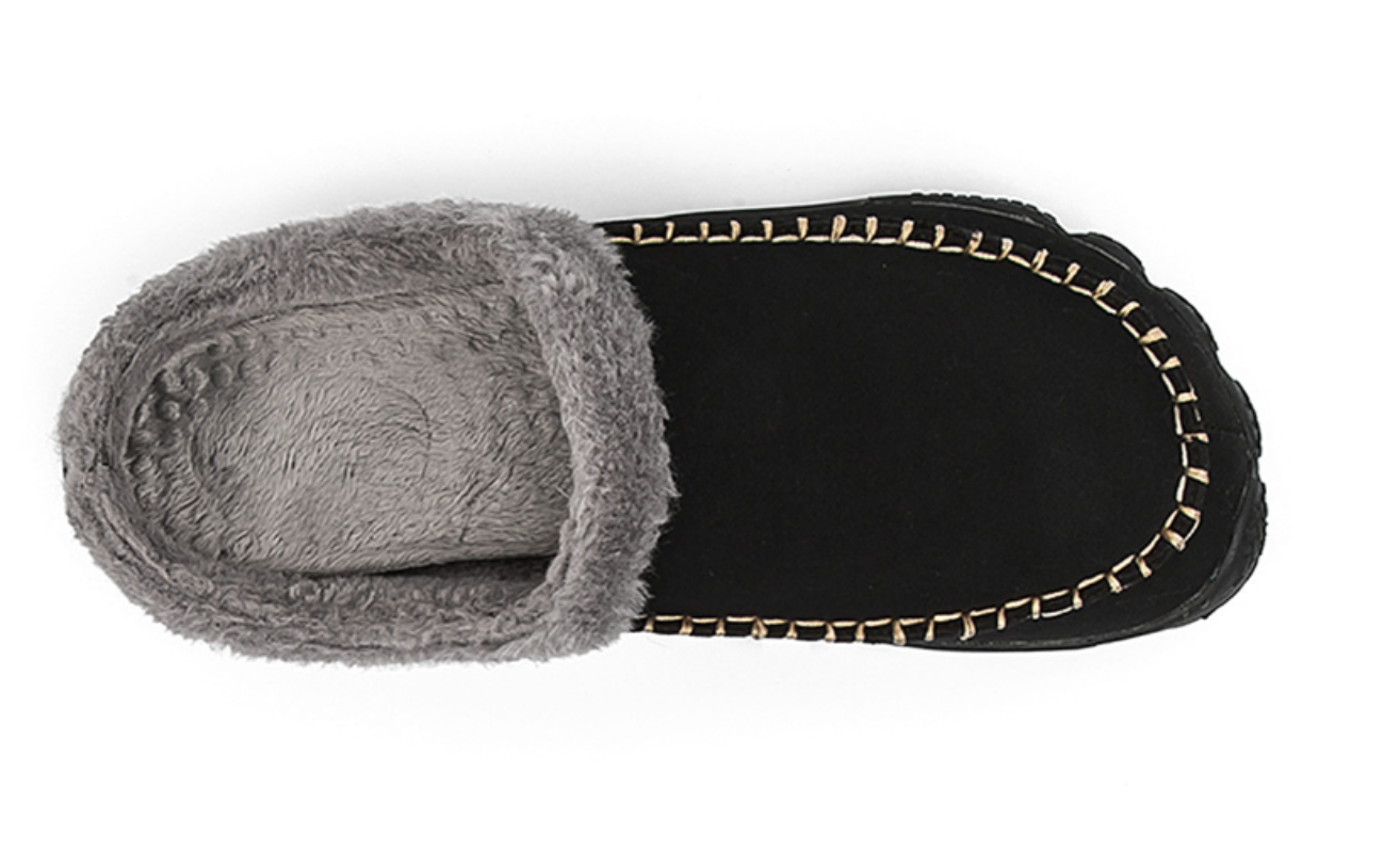 Men's Cozy Slip-On House Slippers with Anti-Slip Sole – Comfort Indoor Lounge Shoes