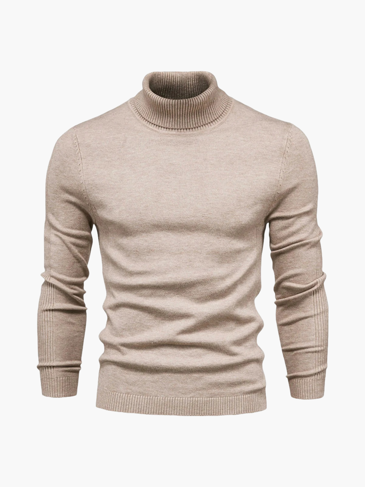 Men's Classic Turtleneck Pullover – Modern Elegant Style for Business and Casual