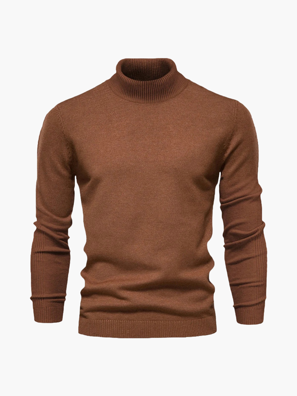 Men's Classic Turtleneck Pullover – Modern Elegant Style for Business and Casual