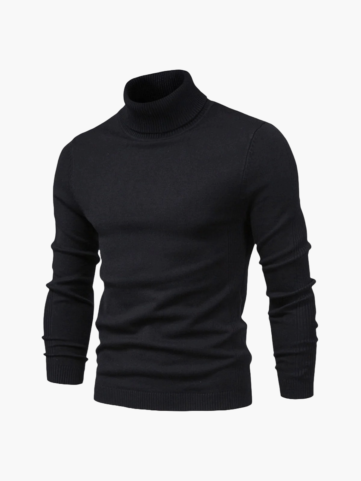 Men's Classic Turtleneck Pullover – Modern Elegant Style for Business and Casual
