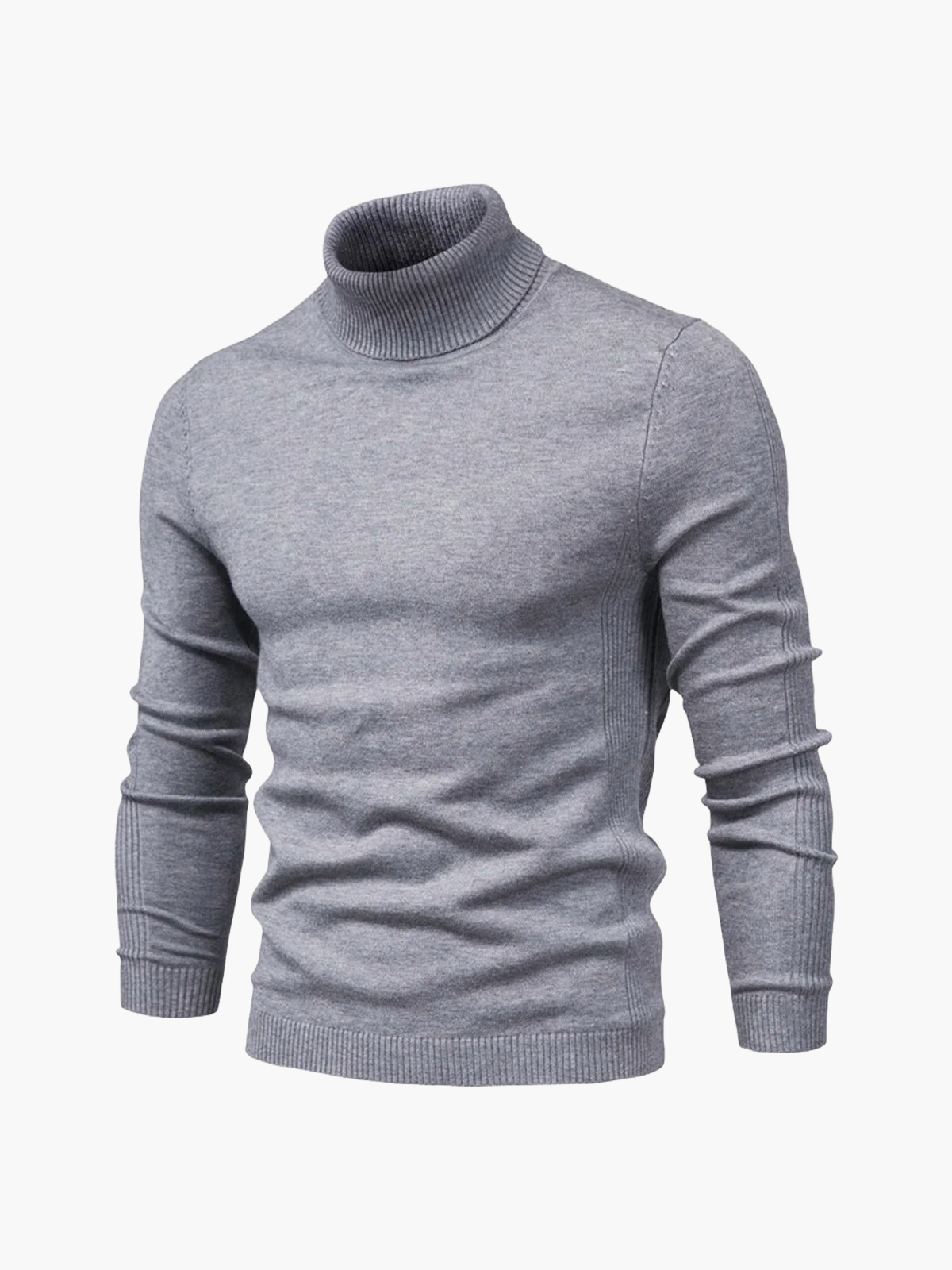 Men's Classic Turtleneck Pullover – Modern Elegant Style for Business and Casual