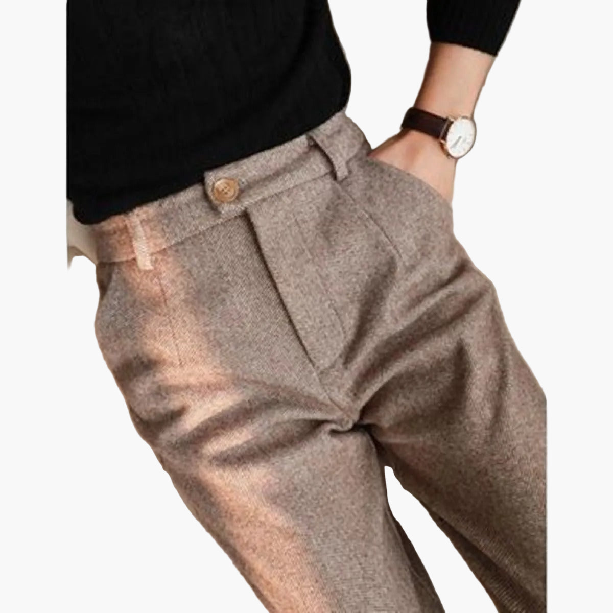 Women's Classic Straight-Leg Elegant Trousers for Office & Casual Wear