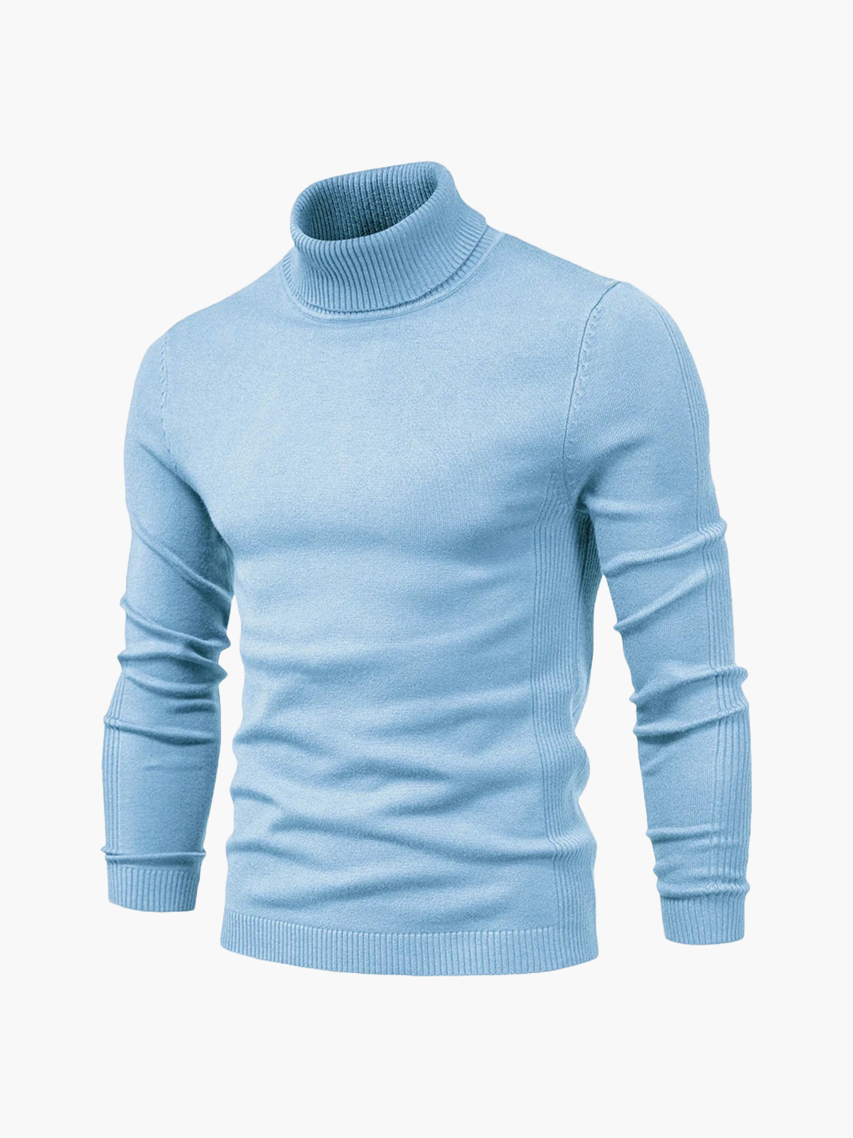 Men's Classic Turtleneck Pullover – Modern Elegant Style for Business and Casual
