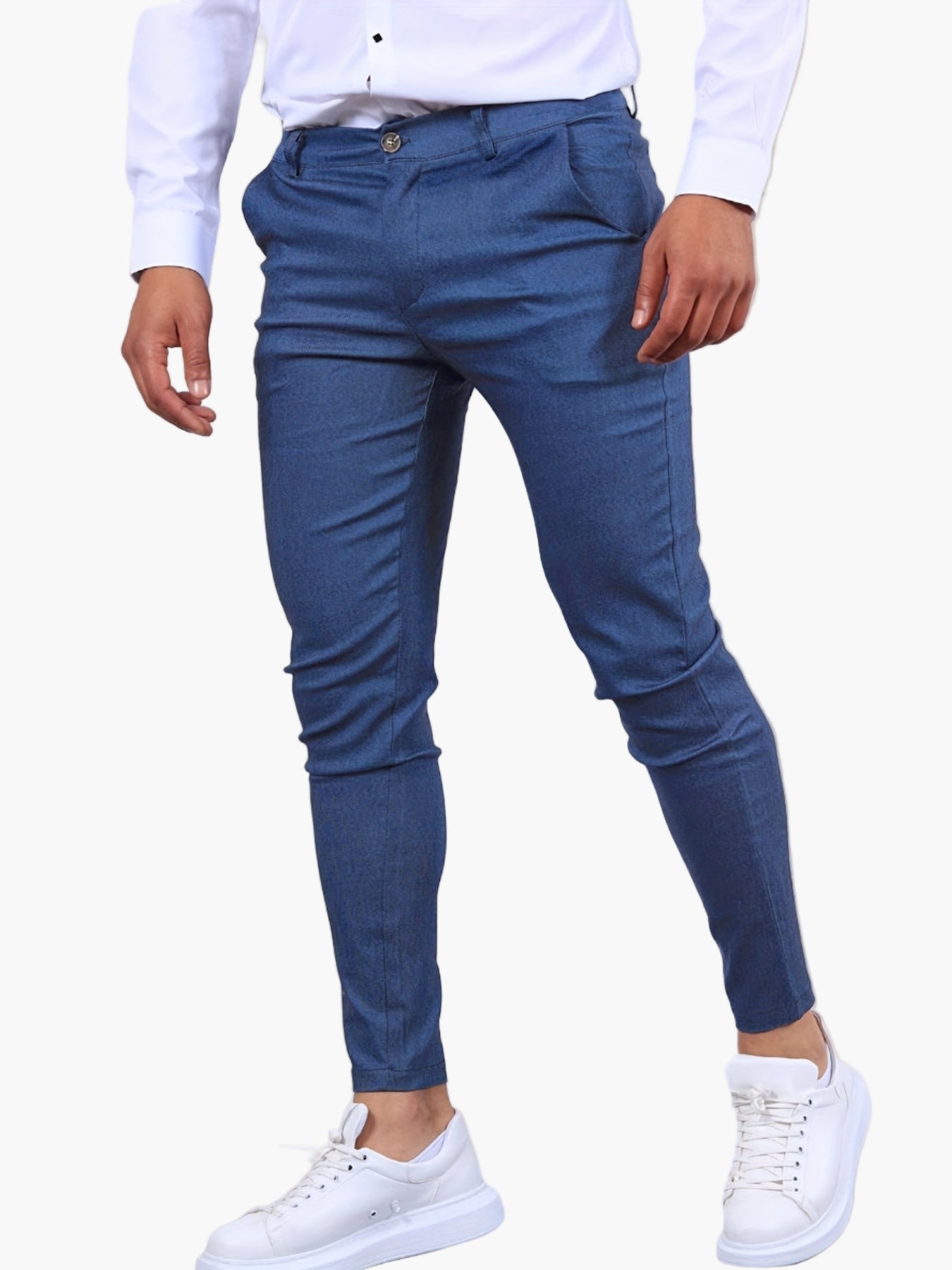 Men's Skinny Fit Chino Pants – Modern Smart Casual Trousers