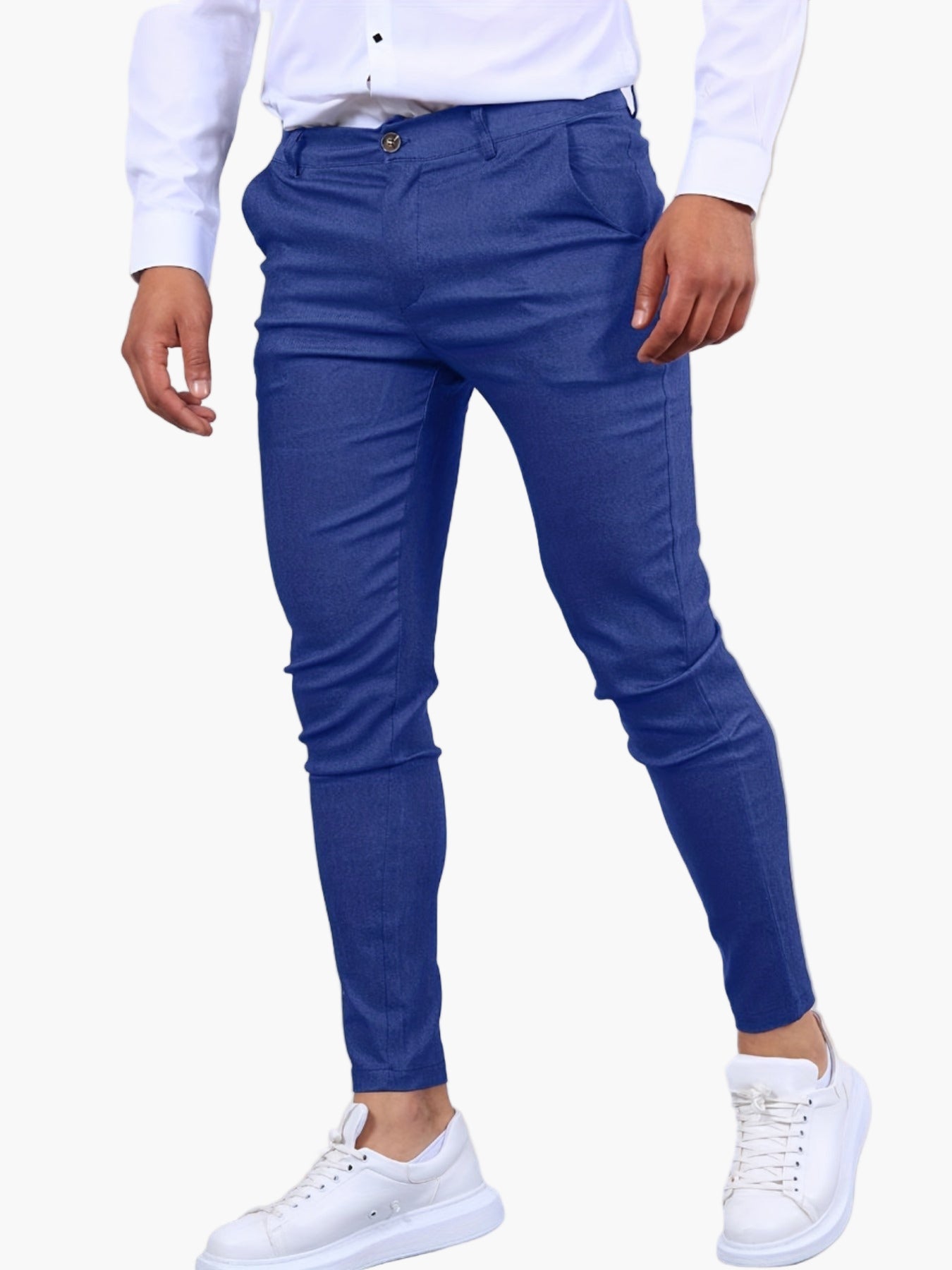Men's Skinny Fit Chino Pants – Modern Smart Casual Trousers
