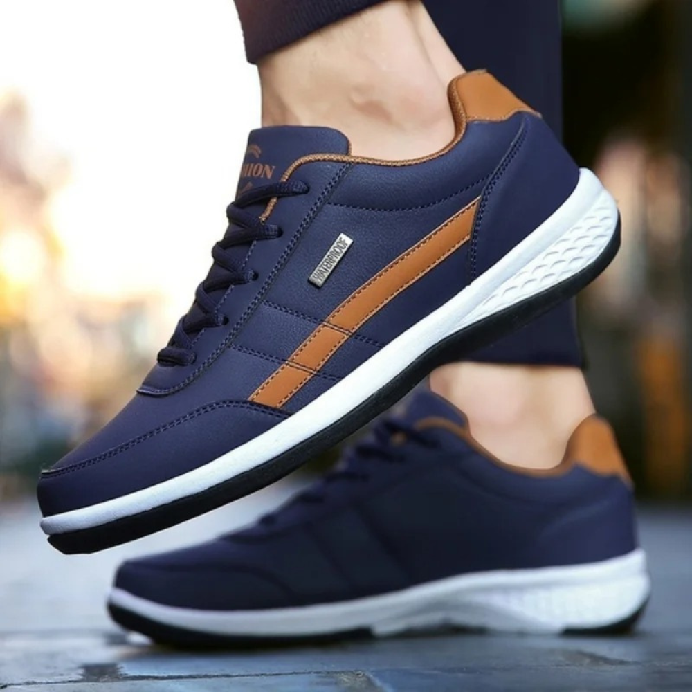 Men's Orthopedic Everyday Sneakers - Sporty Casual Supportive Walking Shoes