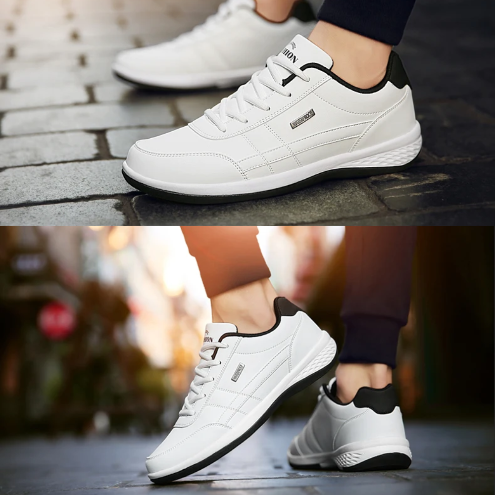 Men's Orthopedic Everyday Sneakers - Sporty Casual Supportive Walking Shoes