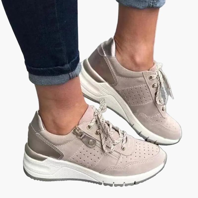 Women's Orthopedic Comfort Sneakers - Supportive Casual Walking Shoes