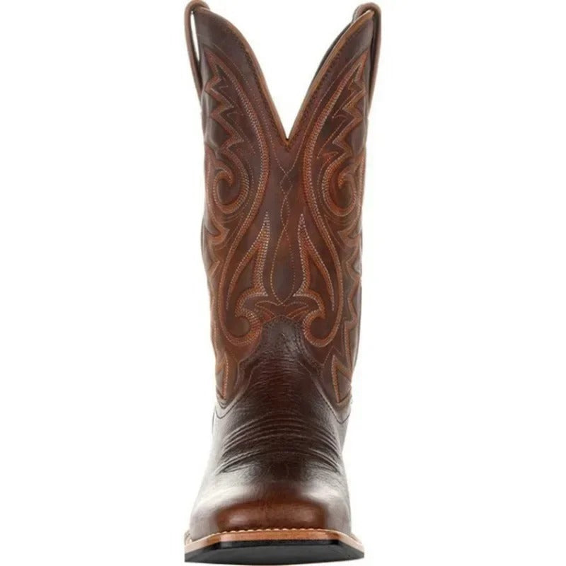 Men's Classic Western Cowboy Boots for Everyday and Outdoor Use