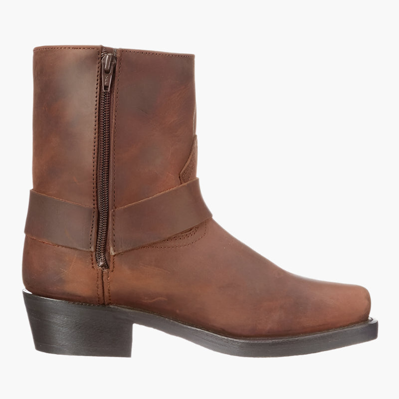 Men's Western Ankle Boots – Vintage Cowboy Style for Everyday and Outdoor Adventure
