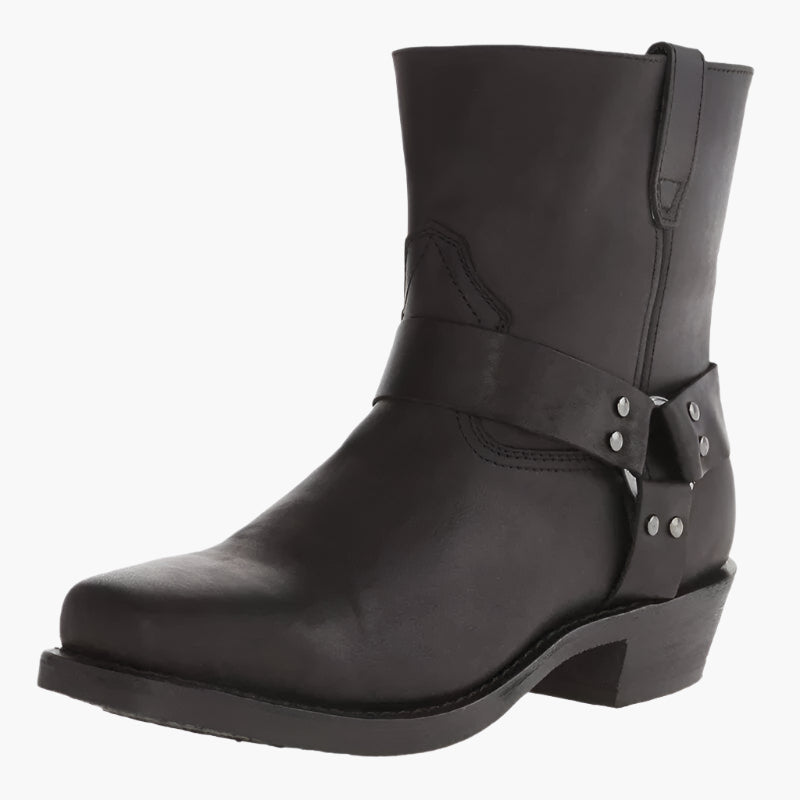 Men's Western Ankle Boots – Vintage Cowboy Style for Everyday and Outdoor Adventure