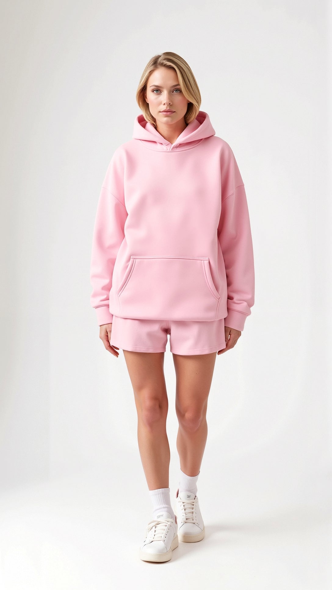Women's Relaxed Fit Tropical Embroidered Hoodie – Casual Streetwear for Everyday and Travel