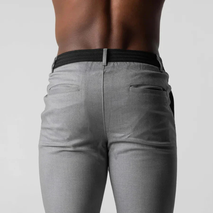 Men's Slim-Fit Chino Pants – Modern Style for Office, Casual, and Events