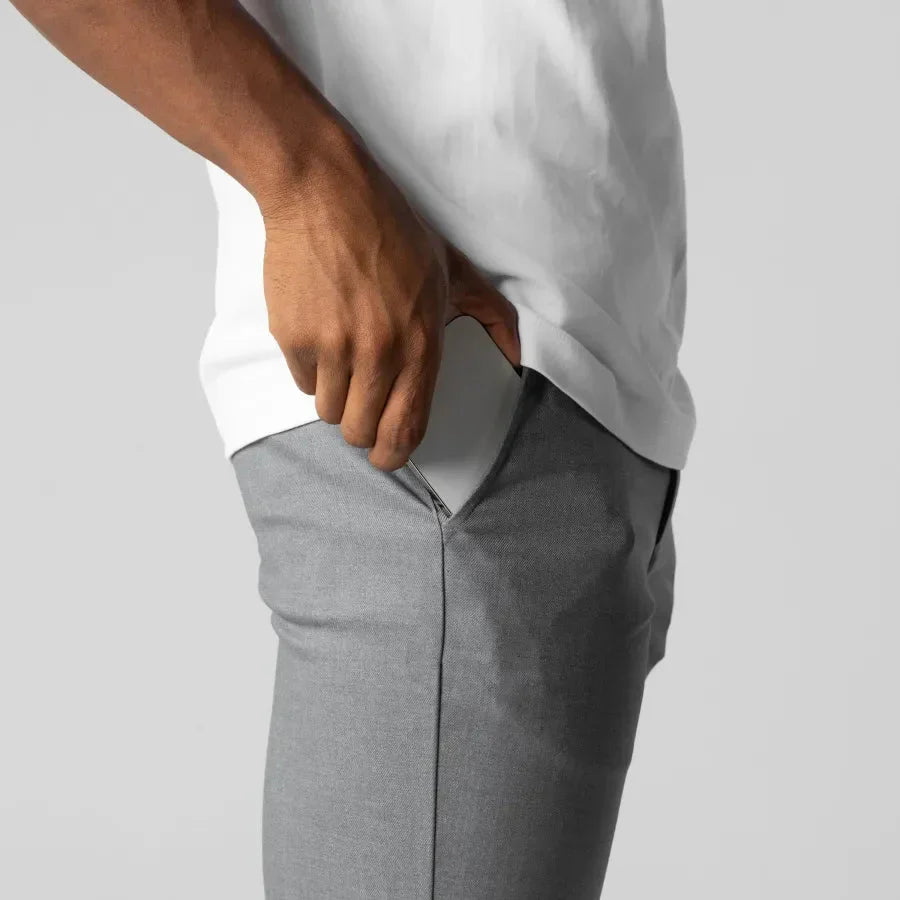 Men's Slim-Fit Chino Pants – Modern Style for Office, Casual, and Events
