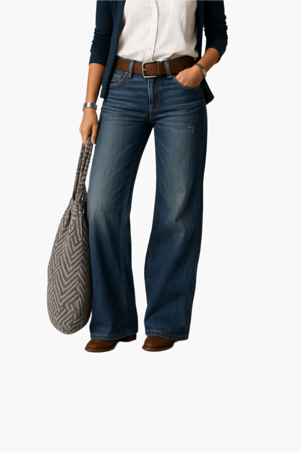 Women's Wide Leg Everyday Jeans – Modern Fit, Versatile Style