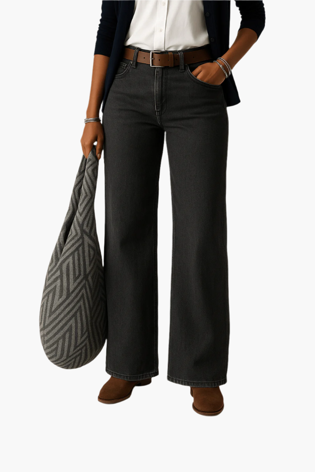 Women's Wide Leg Everyday Jeans – Modern Fit, Versatile Style