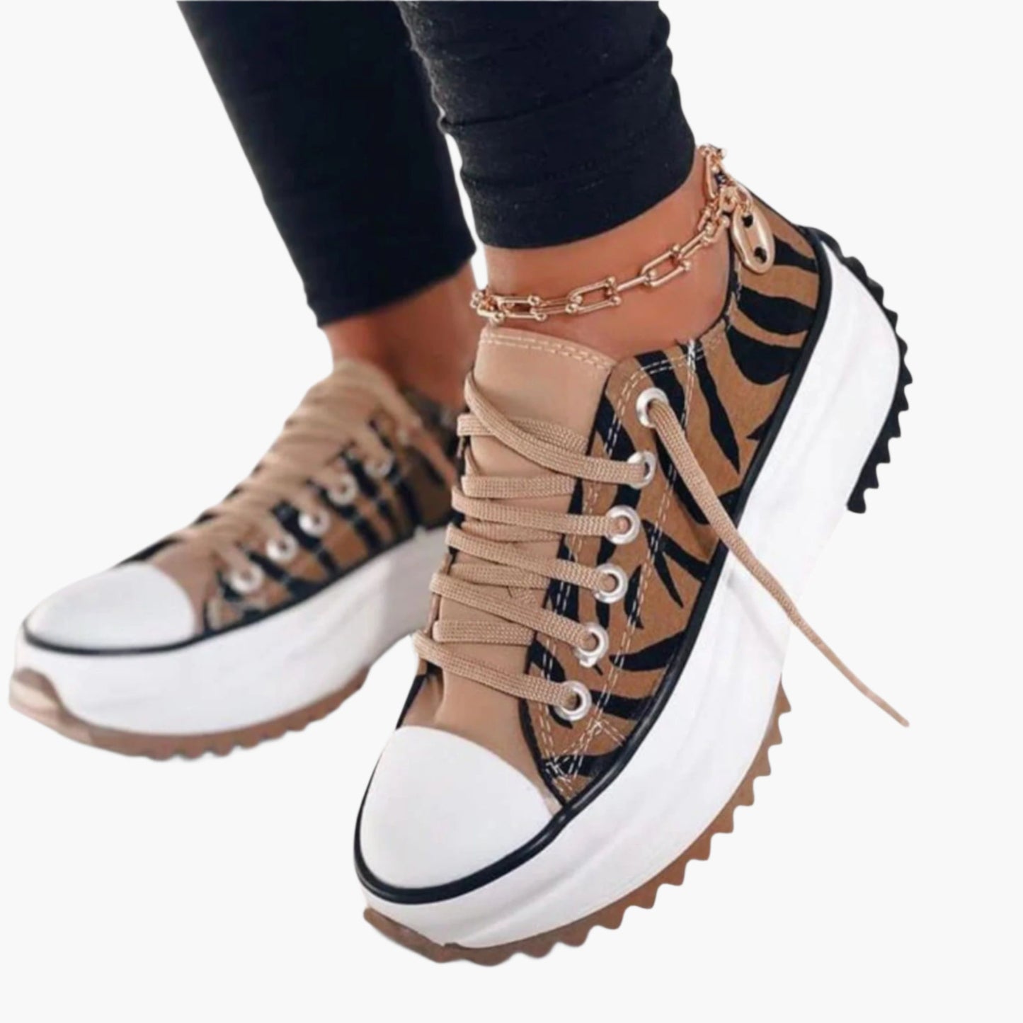 Women's Orthopedic Platform Sneakers – Trendy Everyday Comfort Walking Shoes