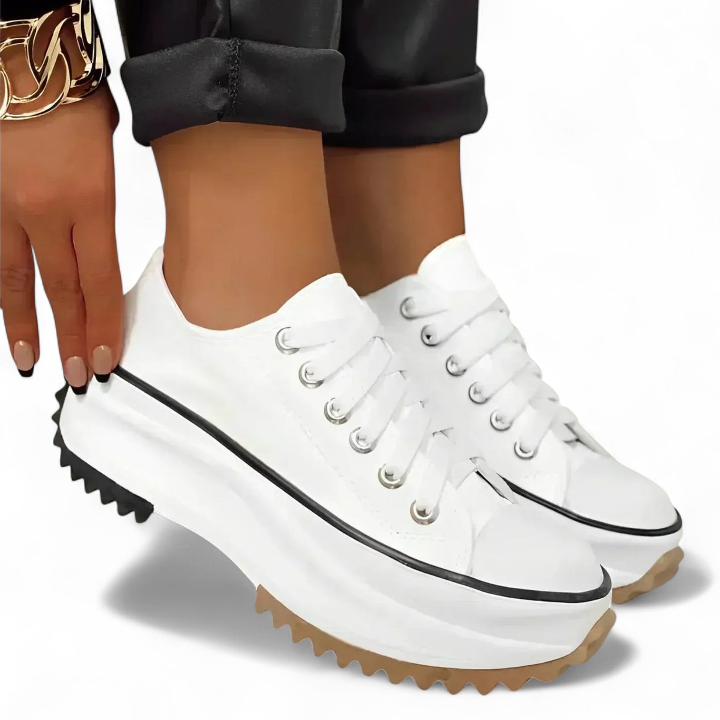 Women's Orthopedic Platform Sneakers – Trendy Everyday Comfort Walking Shoes