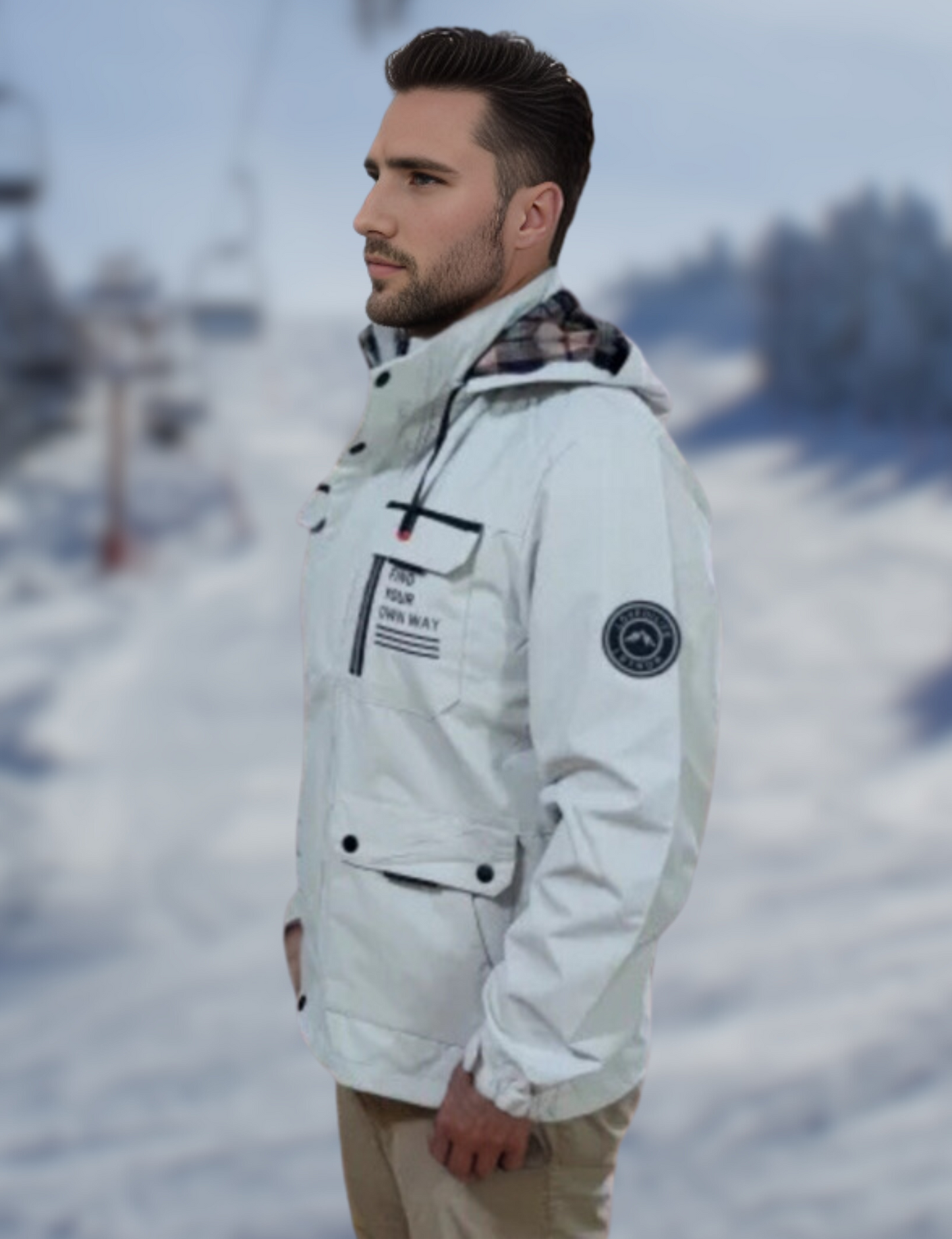 Men's Outdoor Winter Parka Jacket with Removable Hood – Adventure & Urban Style