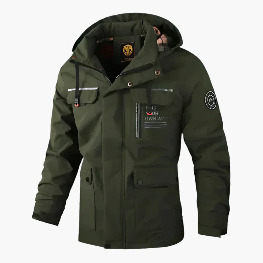 Men's Outdoor Winter Parka Jacket with Removable Hood – Adventure & Urban Style