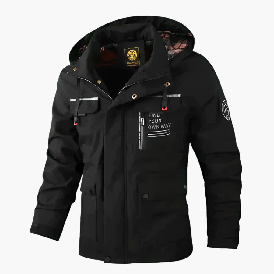 Men's Outdoor Winter Parka Jacket with Removable Hood – Adventure & Urban Style