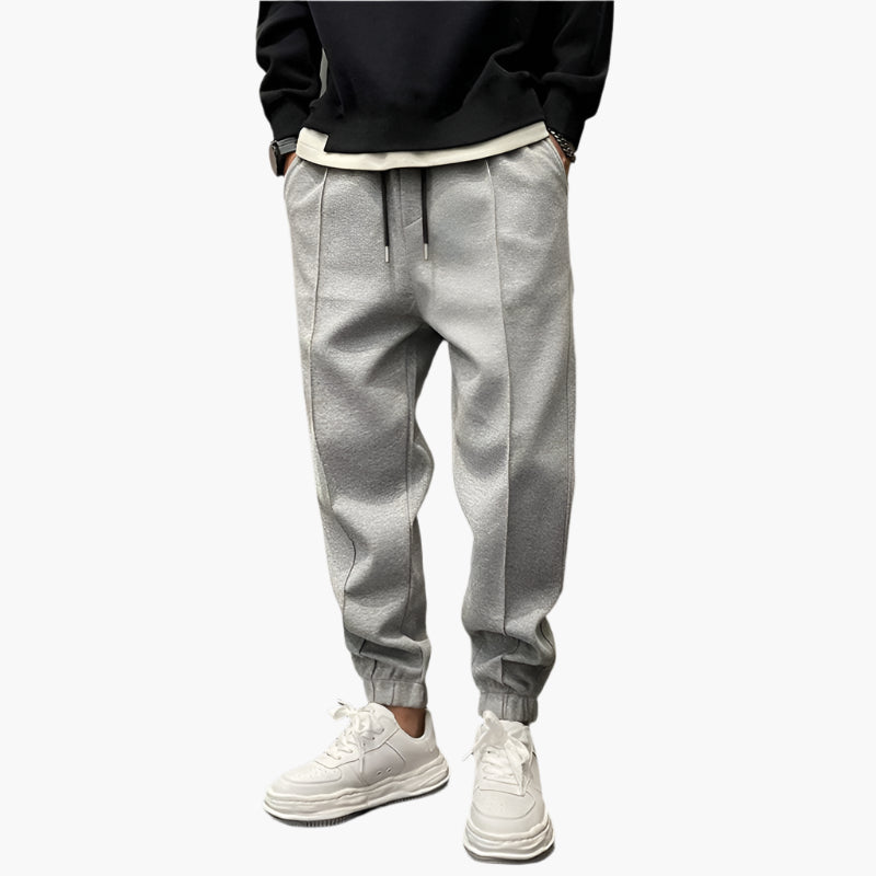 Men's Urban Tapered Jogger Pants for Sports and Leisure