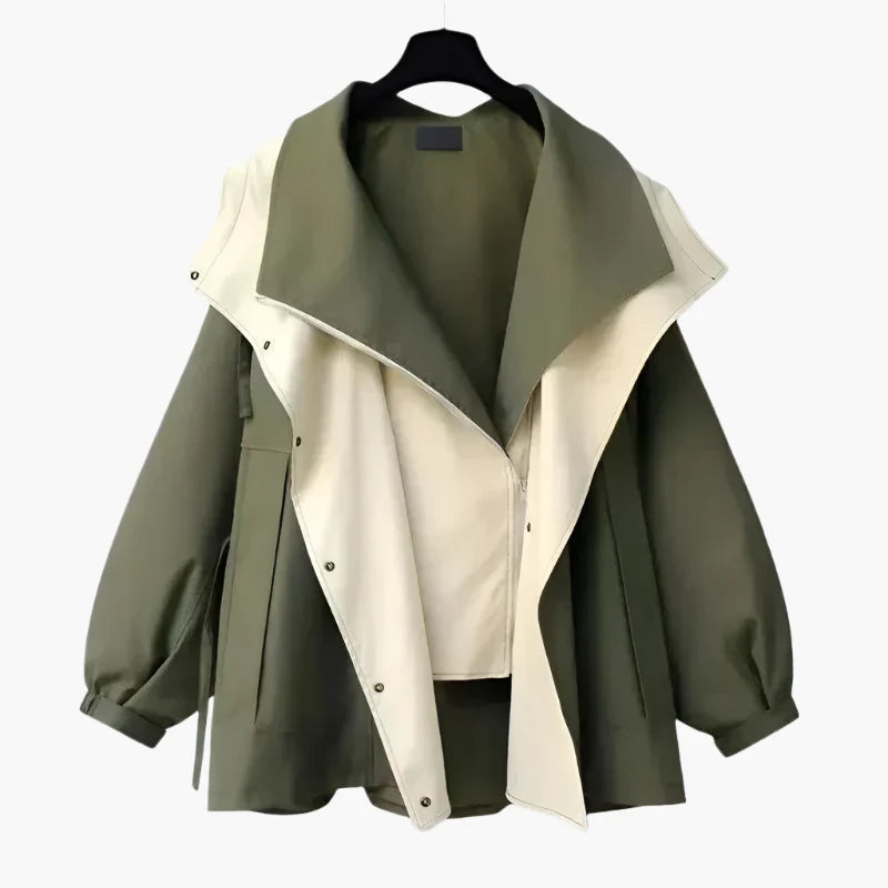 Women's Oversized Transitional Jacket – Casual Layered Style, Everyday Versatility