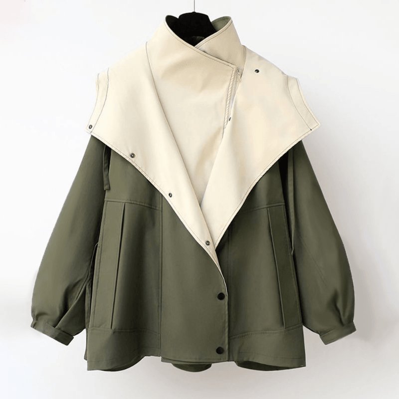 Women's Oversized Transitional Jacket – Casual Layered Style, Everyday Versatility