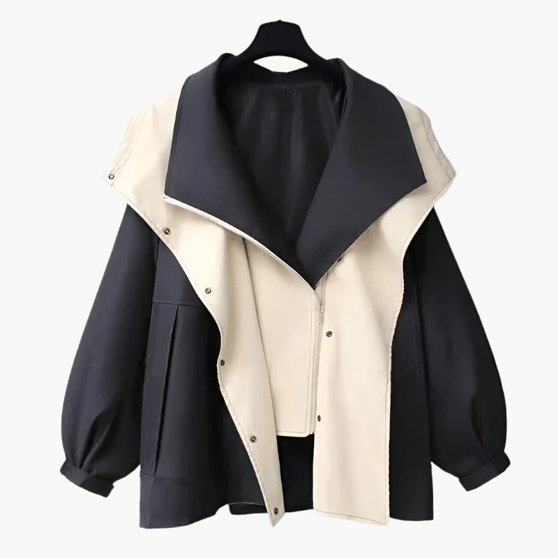 Women's Oversized Transitional Jacket – Casual Layered Style, Everyday Versatility