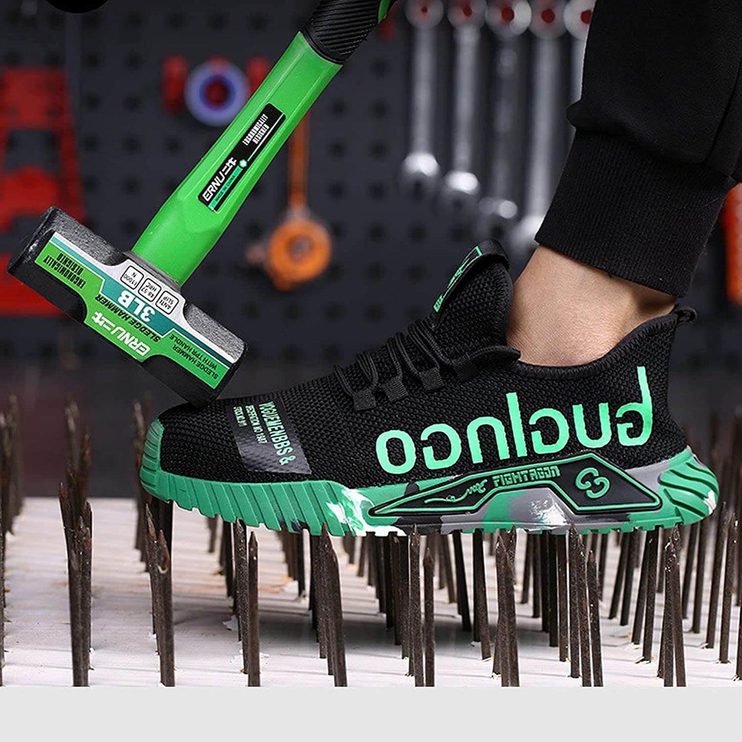 Men's Sport-Style Safety Work Shoes – Modern Protective Sneakers for Construction and Outdoor
