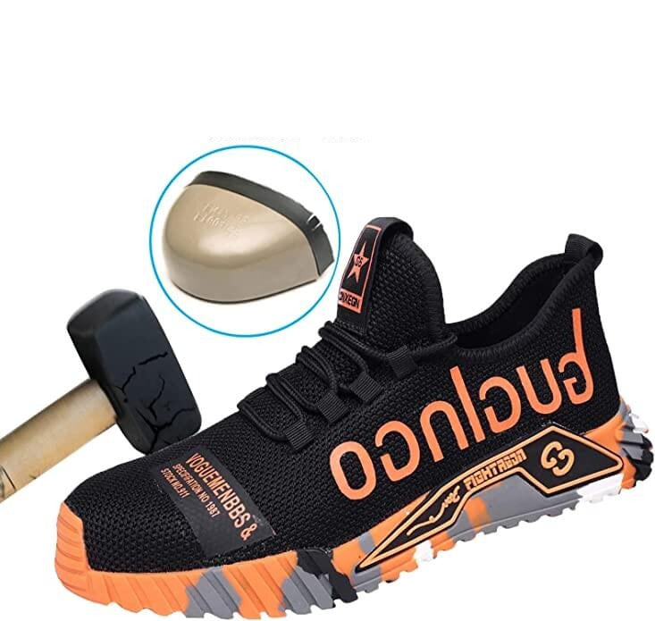 Men's Sport-Style Safety Work Shoes – Modern Protective Sneakers for Construction and Outdoor