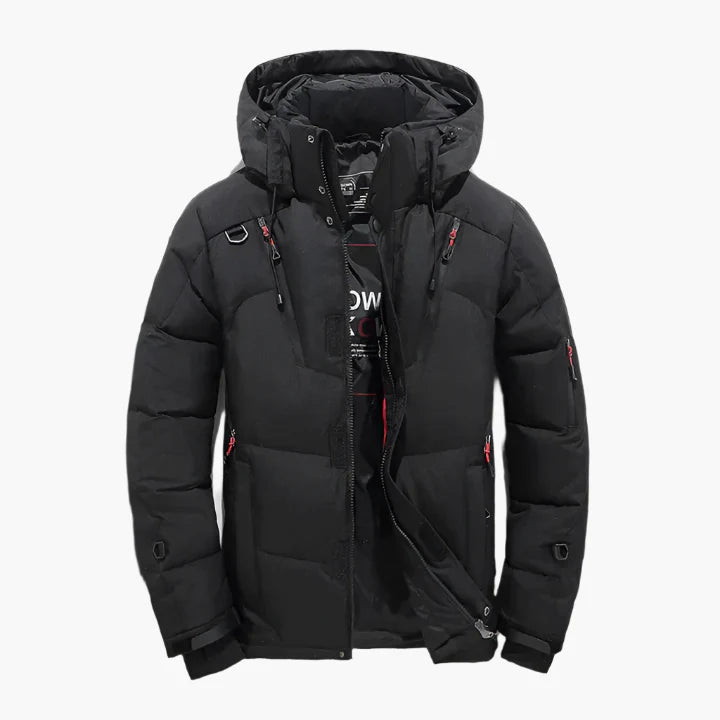 Men's Winter Hooded Puffer Jacket – Urban Outdoor Warm Quilted Parka