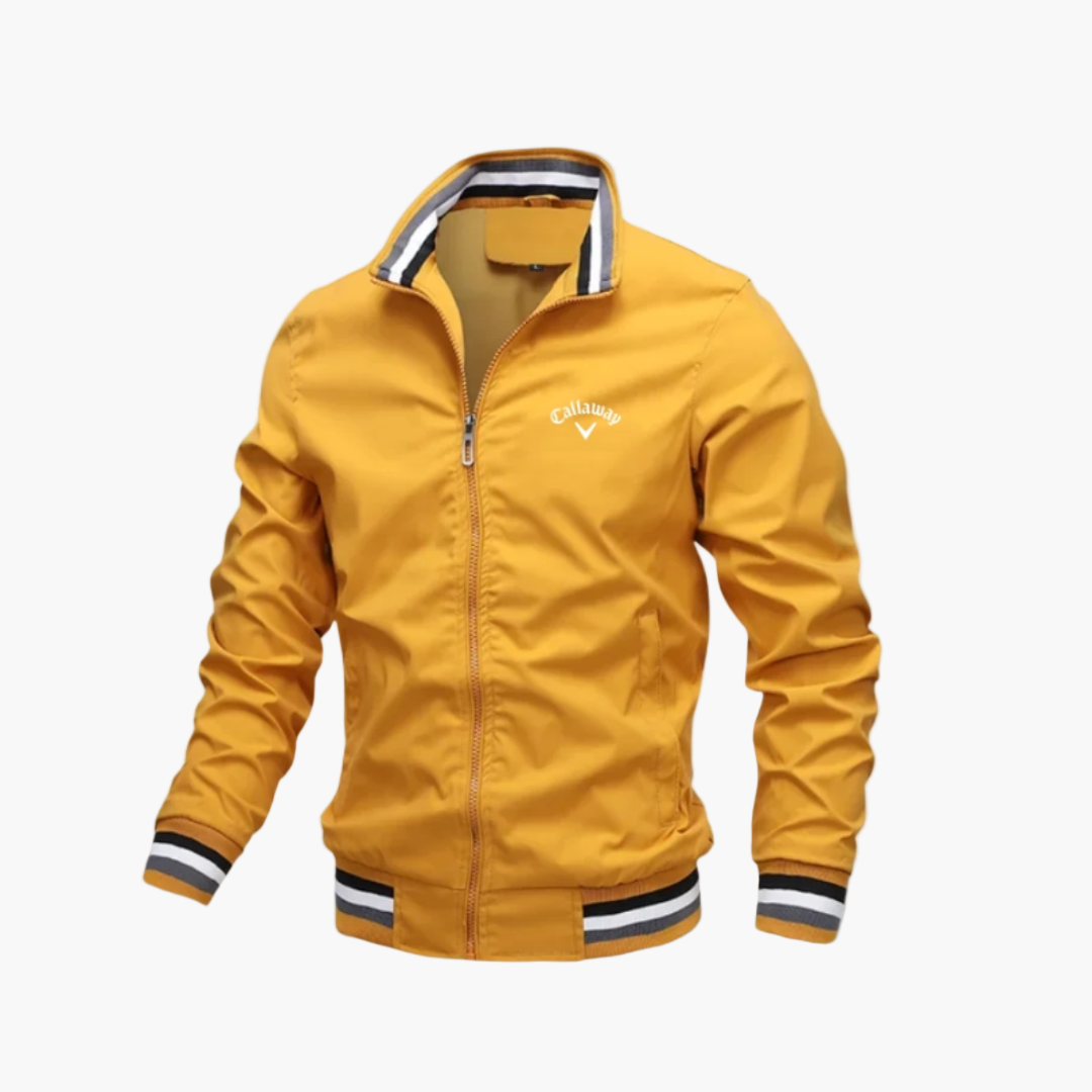 Men's Golf Windbreaker Jacket – Sporty Lightweight Windproof Casual Outerwear