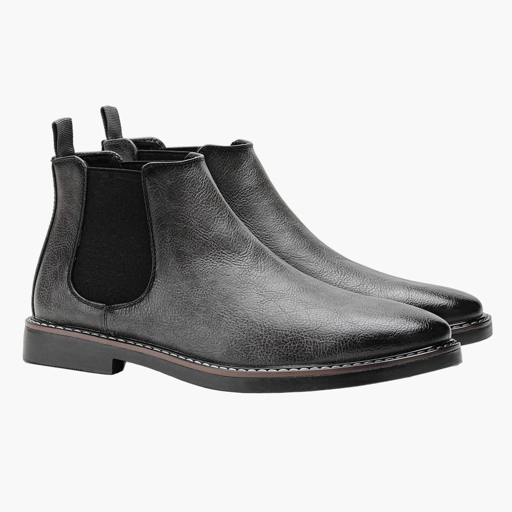 Men's Chelsea Boots Classic Slip-On Dress Ankle Boots for Versatile Style