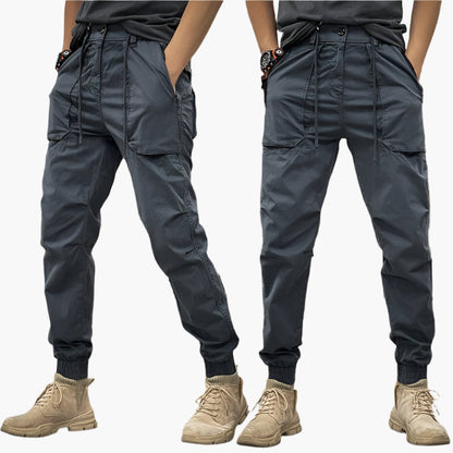 Men's Urban Streetwear Cargo Jogger Pants – Tapered Fit for Everyday, Outdoor & Casual Wear