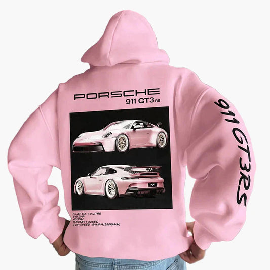 Unisex Racing Hoodie Porsche 911 GT3 RS Car Enthusiast Streetwear