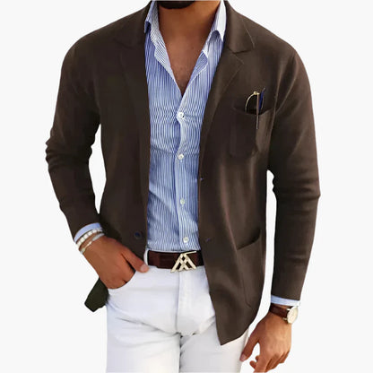 Men's Classic Business Casual Blazer – Versatile Modern Suit Jacket for Office, Events & Everyday Style
