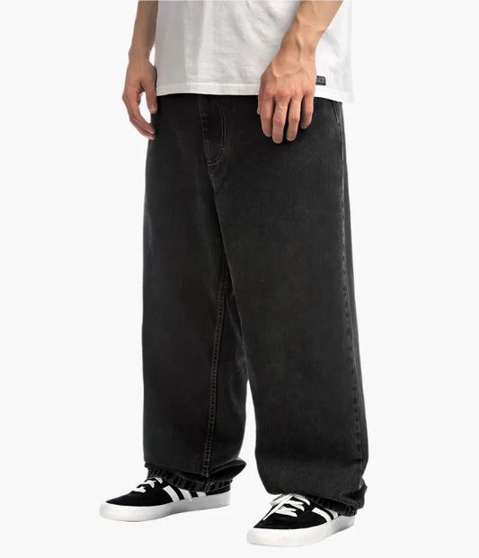 Men's Baggy Wide Fit Jeans for Urban Streetwear and Skateboarding