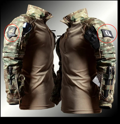 Men's Tactical Combat Uniform Set – Military Style Top and Pants for Outdoor, Duty, and Adventure