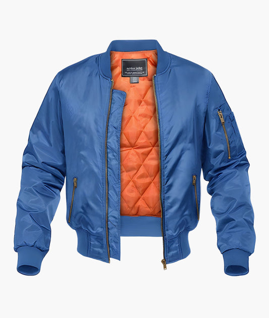 Men's Urban Bomber Jacket Relaxed Fit Casual Street Style